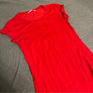 Women's sleeveless red Top - size S